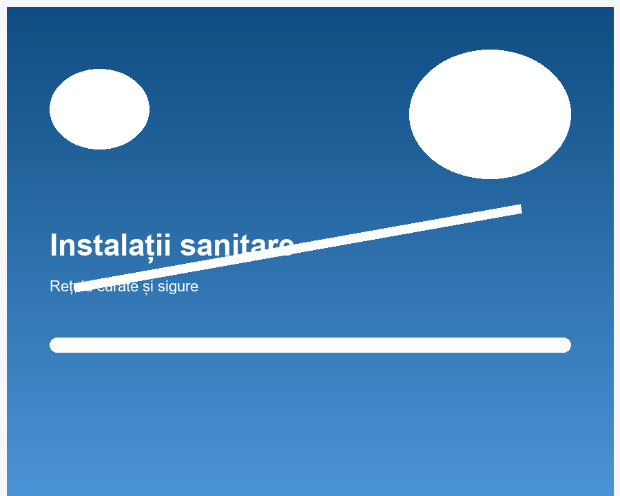 Instalații sanitare