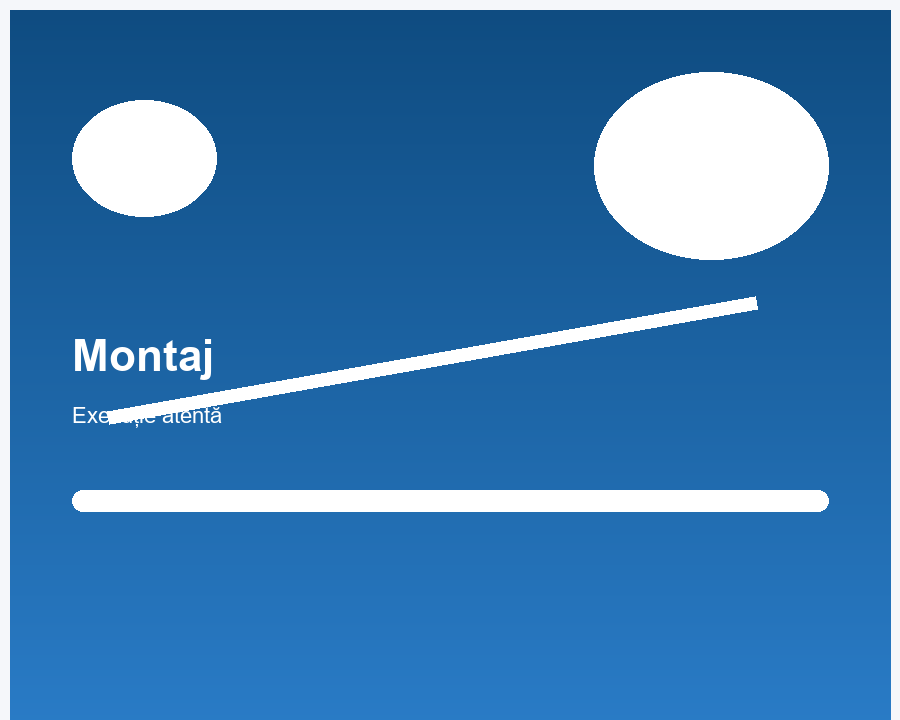 Montaj și punere în funcțiune